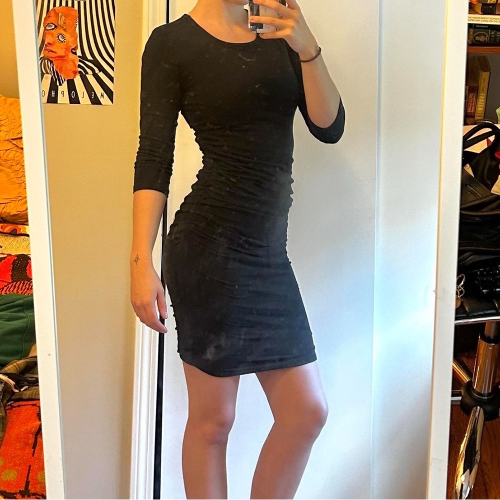 Elegant Black Bodycon Dress